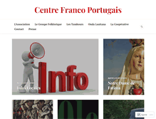 Tablet Screenshot of centrefrancoportugais.com